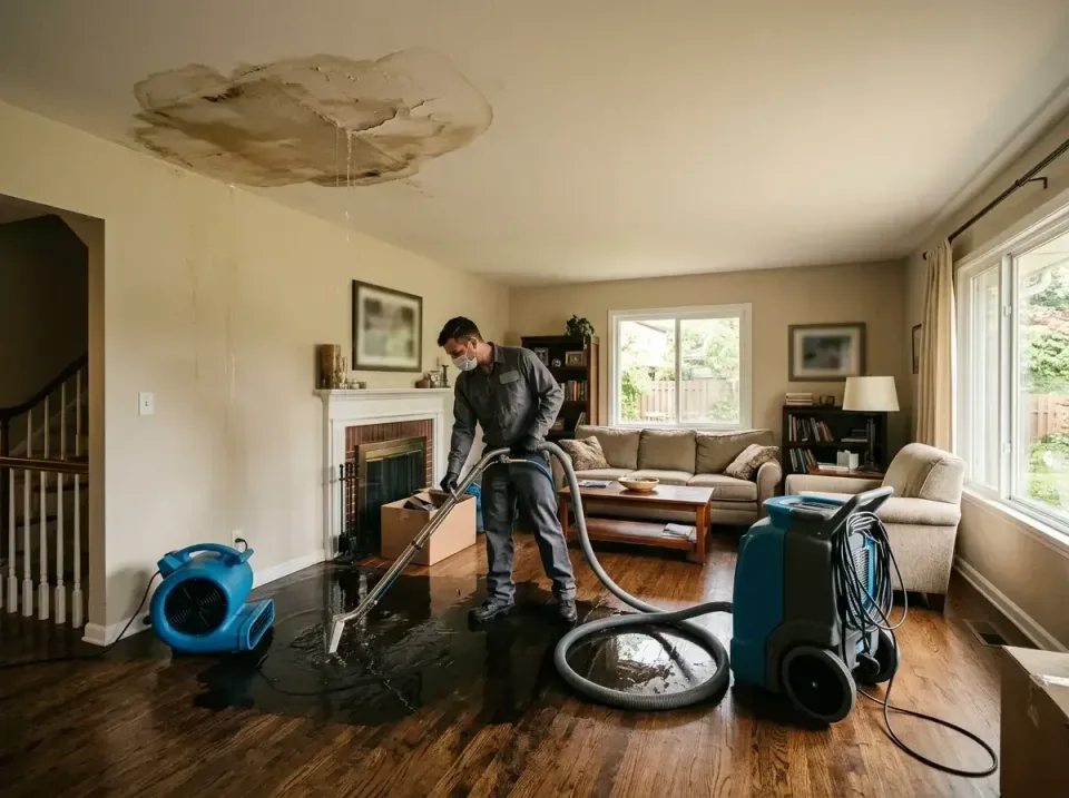 attic-pipe-burst-ceiling-drip-008 — frequently asked questions, Water Damage Restoration & Carpet Care in North Wales, PA